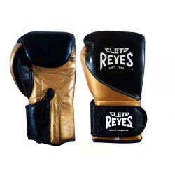 БОКСОВИ РЪКАВИЦИ CLETO REYES - ЧЕРНО СЪС ЗЛАТИСТО - С ВЕЛКРО- CR-1100