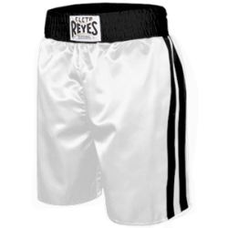 БОКСОВИ ШОРТИ CLETO REYES CR-6001 - БЯЛО С ЧЕРНО