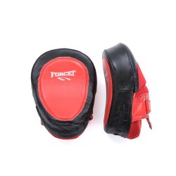 Боксови лапи от естествена кожа FORCE 1 GEL ЧЕРВЕНИ F-1230