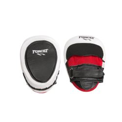 Боксови лапи от естествена кожа FORCE 1 GEL БЕЛИ F-1230