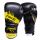 Боксови ръкавици - FORCE 1 черни с жълто F-985