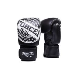 Боксови ръкавици - FORCE 1 ЧЕРНО/БЯЛО - F-992