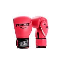 Боксови ръкавици FORCE 1 фуксия с бял палец F-1001