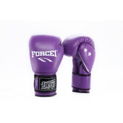Боксови ръкавици FORCE 1 лилави с бял палец F-1001