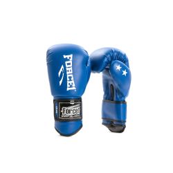 Боксови ръкавици FORCE 1 сини F-1009