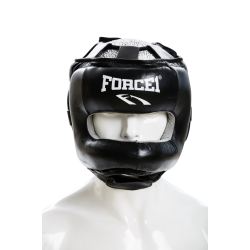Протектор за глава / Каска от естествена кожа FORCE 1 черен F-3300-A