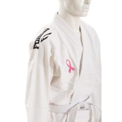 Кимоно - FORCE 1 Pink Ribbon 350gr БЯЛО PR-12