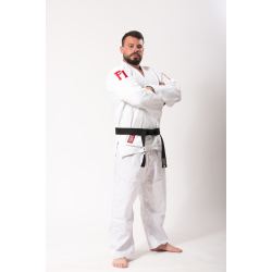 Кимоно за ДЖУДО FORCE 1 бяло 450g F-2072