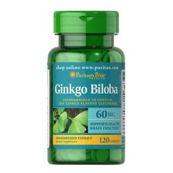 Puritan's Pride ГИНКО БИЛОБА 60 mg, 120 таблетки