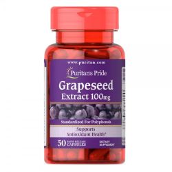 Puritan's Pride ЕКСТРАКТ ОТ ГРОЗДОВО СЕМЕ 100mg, 50 капсули