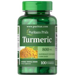 Puritan's Pride Турмерик 800mg, 100 капсули