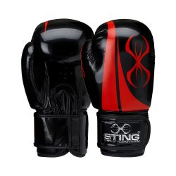 Боксови ръкавици STING Armalite черно/червено STG-1200