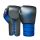 Боксови ръкавици естествена кожа STING Predator сиво/синьо с връзки STG-1116