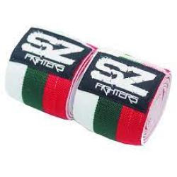 KNEE WRAPS (БИНТОВЕ ЗА КОЛЕНЕ) / ТРИКОЛЬОР - SZ FIGHTERS
