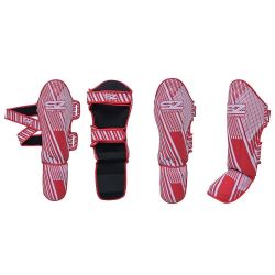 ПРОТЕКТОРИ ЗА КИК БОКС И МУАЙ ТАЙ - PLASMA 2.0 WHITE/RED