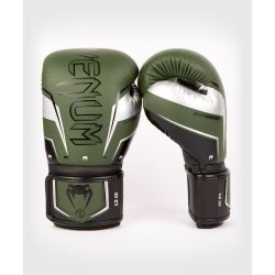 БОКСОВИ РЪКАВИЦИ - VENUM ELITE EVO BOXING GLOVES - KHAKI/SILVER
