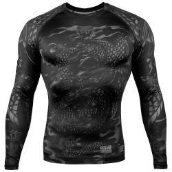 РАШГАРД - VENUM DRAGON'S FLIGHT RASHGUARD - LONG SLEEVES - BLACK/BLACK​