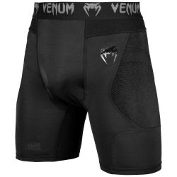 ТРЕНИРОВЪЧЕН КЛИН С КЪСИ КРАЧОЛИ - VENUM G-FIT COMPRESSION SHORTS - BLACK​