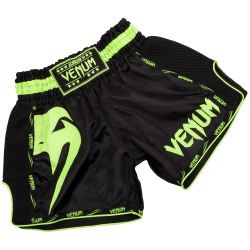 МУАЙ ТАЙ ШОРТИ - VENUM GIANT MUAY THAI SHORTS- BLACK/NEO YELLOW​