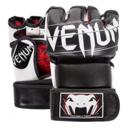ММА РЪКАВИЦИ - VENUM - UNDISPUTED 2.0 MMA GLOVES - BLACK - NAPPA LEATHER​