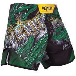ШОРТИ - VENUM CROCODILE FIGHTSHORTS - BLACK/GREEN