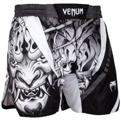 ШОРТИ - VENUM DEVIL FIGHTSHORTS - WHITE/BLACK​