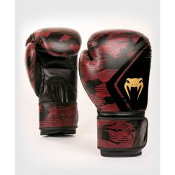 Боксови ръкавици - VENUM DEFENDER CONTENDER 2.0 BOXING GLOVES - BLACK/RED​
