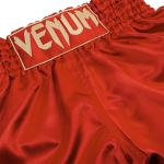 Муай тай шорти - VENUM MUAY THAI SHORTS CLASSIC - BORDEAUX/GOLD​