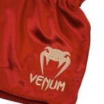 Муай тай шорти - VENUM MUAY THAI SHORTS CLASSIC - BORDEAUX/GOLD​