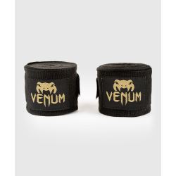 Бинтове - VENUM KONTACT BOXING HANDWRAPS - 2.5M - BLACK/GOLD​