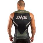 РАШГАРД БЕЗ РЪКАВИ - VENUM ONE FC IMPACT RASHGUARD - SLEEVELESS - BLACK/KHAKI​