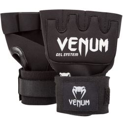 ВЪТРЕШНИ РЪКАВИЦИ ЗА БОКСОВИ РЪКАВИЦИ - VENUM KONTACT GEL GLOVE WRAPS / BLACK​
