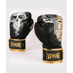 БОКСОВИ РЪКАВИЦИ - VENUM SKULL BOXING GLOVES - BLACK​