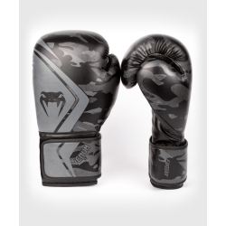 Боксови ръкавици - VENUM DEFENDER CONTENDER 2.0 BOXING GLOVES - BLACK/BLACK