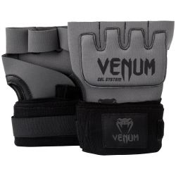 ВЪТРЕШНИ РЪКАВИЦИ ЗА БОКСОВИ РЪКАВИЦИ - VENUM KONTACT GEL GLOVE WRAPS - GREY/BLACK​