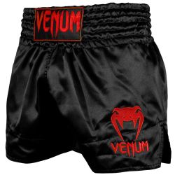 МУАЙ ТАЙ ШОРТИ - VENUM MUAY THAI SHORTS CLASSIC - BLACK/RED