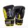 Боксови ръкавици FORCE 1 THAI черни с жълта шарка F-1600