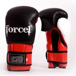 Боксови ръкавици от естествена кожа FORCE 1 SPIDERMAN F-2001