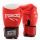 Боксови ръкавици от естествена кожа FORCE 1 червени F1017