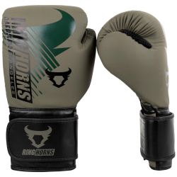 Боксови Ръкавици - Ringhorns Charger MX Boxing Gloves - KHAKI/BLACK​