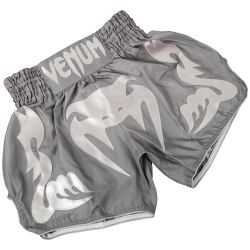 Муай Тай Шорти - Venum Bangkok Inferno Muay Thai Shorts-Grey/Grey​