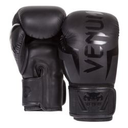 БОКСОВИ РЪКАВИЦИ - VENUM ELITE BOXING GLOVES / BLACK MATTE​