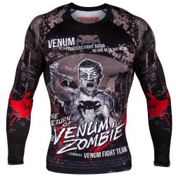 VENUM ZOMBIE RETURN RASHGUARD - LONG SLEEVES - BLACK​