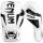 Боксови Ръкавици - VENUM ELITE BOXING GLOVES - WHITE/BLACK​