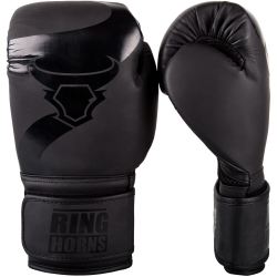 Боксови Ръкавици - Ringhorns Charger Boxing Gloves - Black / Black​