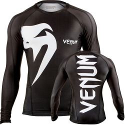 VENUM "GIANT" RASHGUARD - BLACK - LONG SLEEVES​