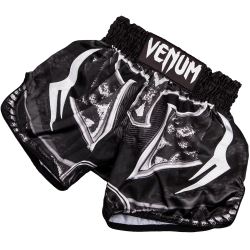 МУАЙ ТАЙ ШОРТИ - VENUM GLADIATOR 3.0 MUAY THAI SHORTS - BLACK/WHITE​