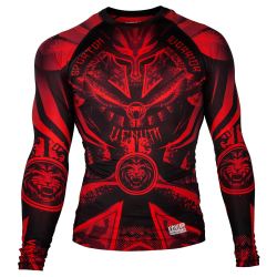 Venum Gladiator 3.0 Red Devil Rashguard - Black/Red - Long Sleeves​