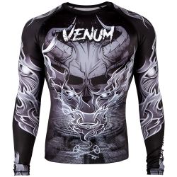 Venum Minotaurus Rashguard - Long Sleeves - Black/White​