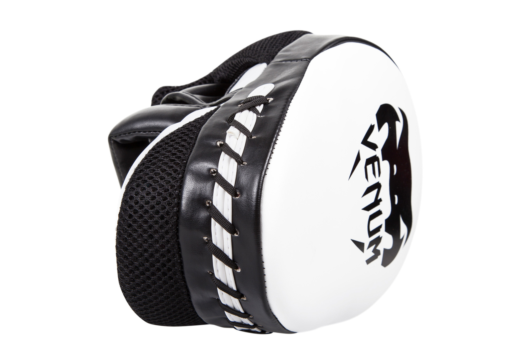 Venum Cellular 3.0 Punch Mitts - Black/White Training Mitts For Boxing & Kickboxing